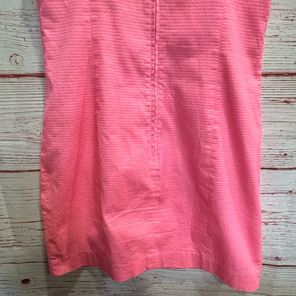 Lilly Pulitzer Ena Stretch Shift Dress in Capri Coral Sz 10 - Picture 11 of 14